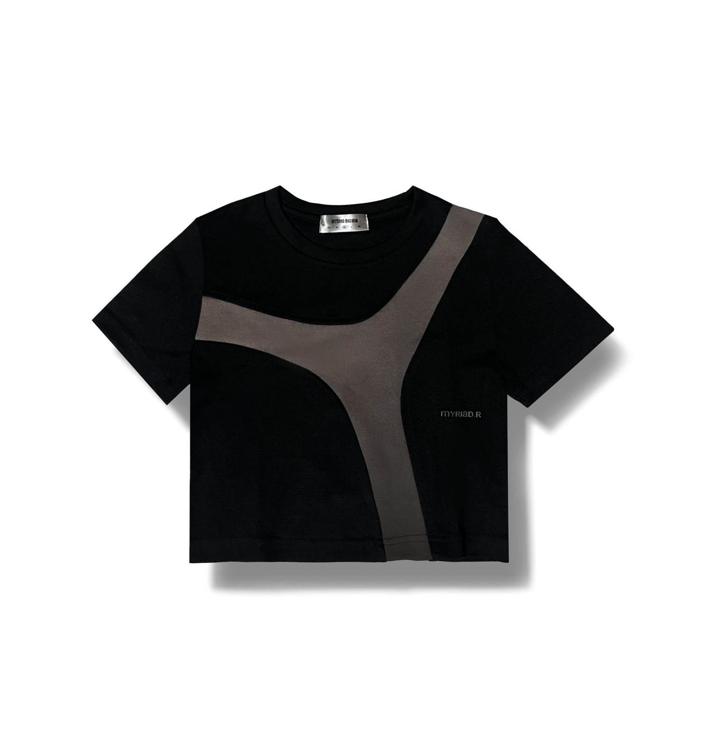 FLUX CHARCOAL BLACK BABY TEE