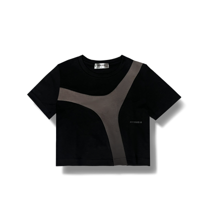 FLUX CHARCOAL BLACK BABY TEE